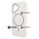 Чехол для iPhone 16 : Gleaming MagSafe Case &ndash;&nbsp;White 4073690000007 фото