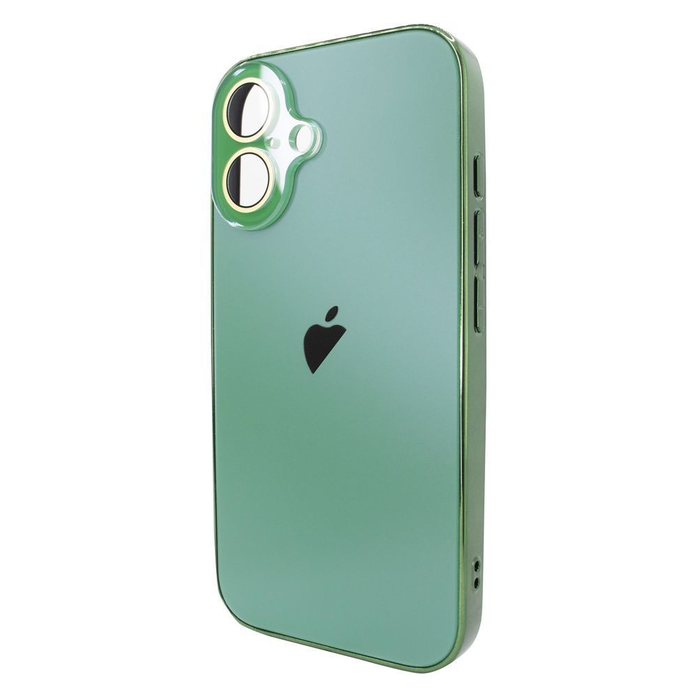 Чехол для iPhone 16 : AG-PC Glass &ndash; Green 4067400000005 фото