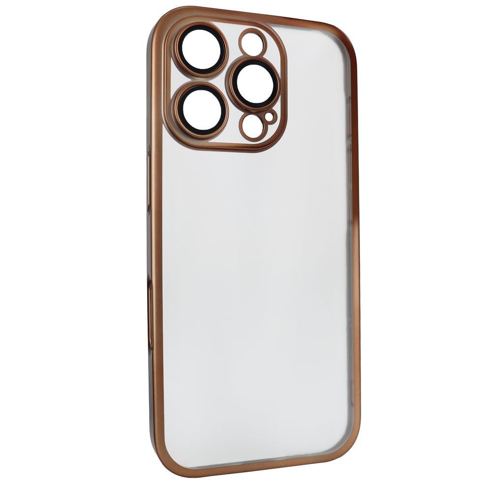 Чохол Titan Frame Matte PC Case (iPhone 16 Pro &ndash; Desert Gold) 4299740000005 фото