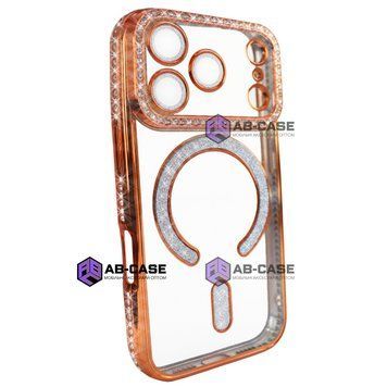 Чехол Diamond Shining Case with MagSafe (iPhone 18 Pro Max | 17 Pro Max, Orange) 4422960000009 фото