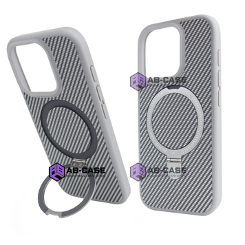 Чехол Nofelet Carbon Case with MagSafe (iPhone 16 Pro Max, Titanium Gray) 4163280000002 фото