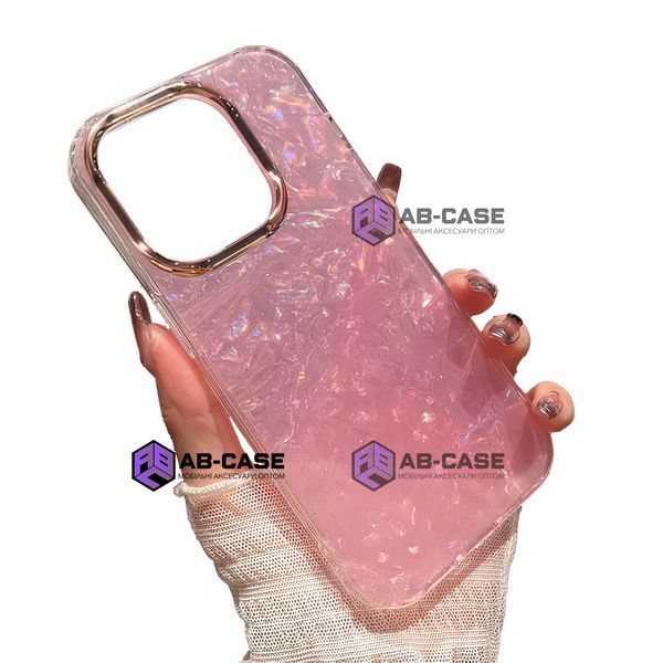 Чехол для iPhone 13|14 Marble Case Pink 928400 фото