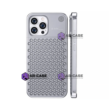 Чохол металевий для iPhone 15 Pro Max Aluminium aroma Silver 8976437 фото