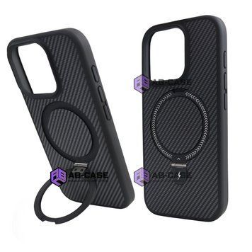 Чохол Nofelet Carbon Case with MagSafe (iPhone 16 Pro, Black) 4163290000009 фото