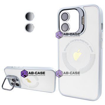 Чехол Logo Case PU Stand Camera (iPhone 12, White) 3879540000002 фото
