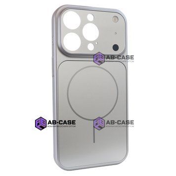 Чехол Nofelet AG Glass Case with MagSafe (iPhone 15 Pro Max, Silver) 4167080000002 фото