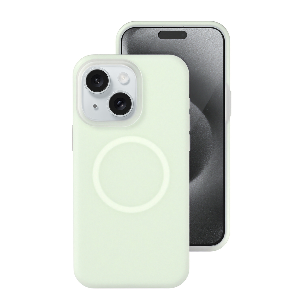 Чохол Neon Silicone Case MagSafe (iPhone 14/13 &ndash; Mint) 4306780000008 фото