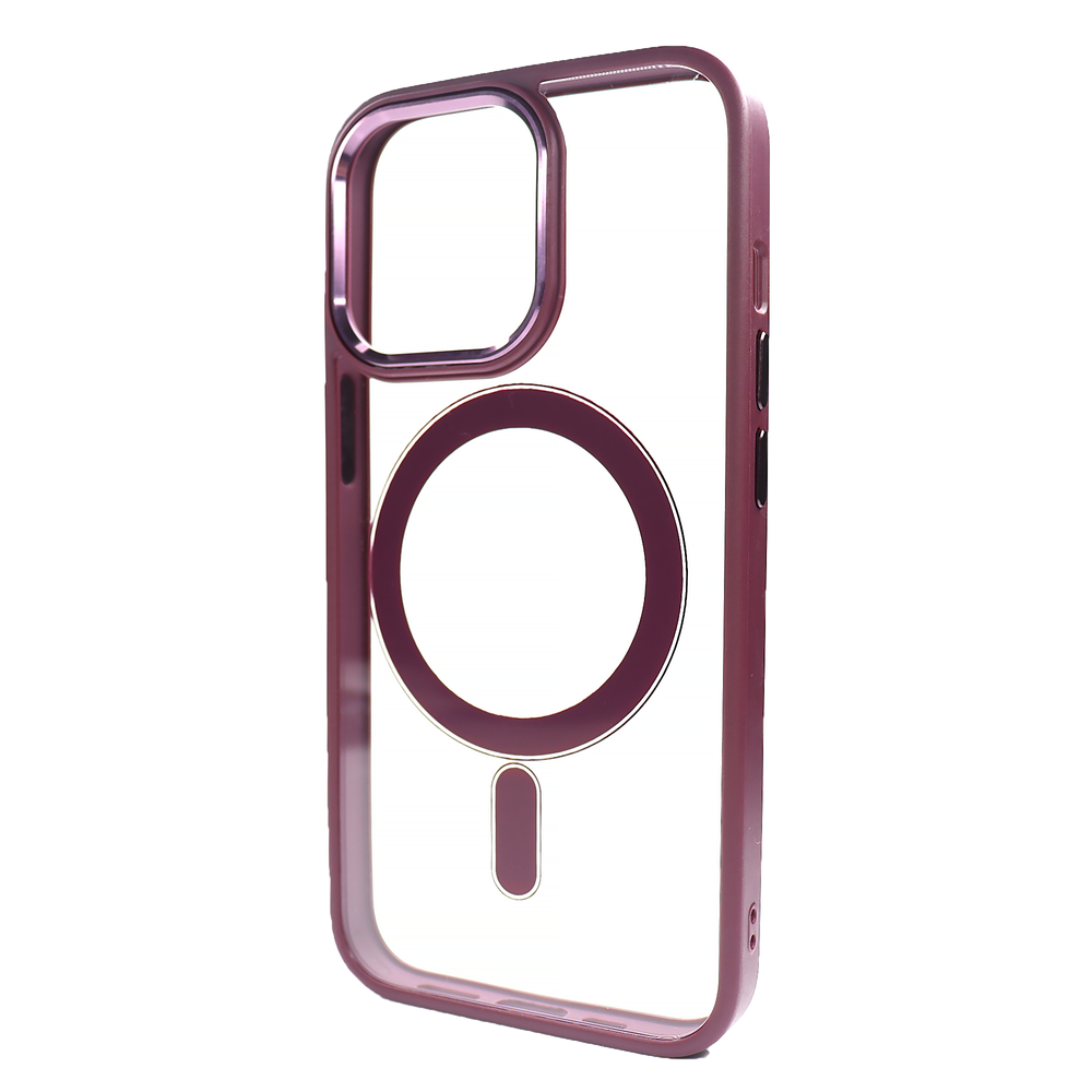 Чехол Crystal Guard with MagSafe (iPhone 11, Marsala) 505154 фото
