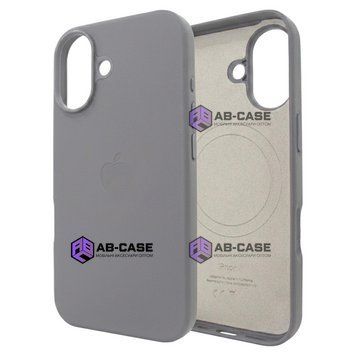 Чехол для iPhone 16 : Leather Case PU with MagSafe &ndash; Dark Gray 3940850000003 фото