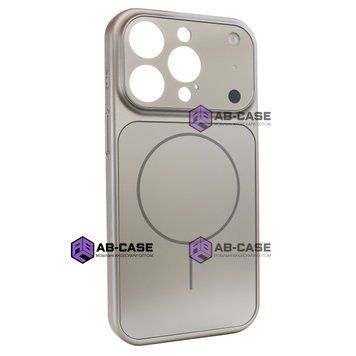 Чехол Nofelet AG Glass Case with MagSafe (iPhone 15 Pro Max, Titanium) 4167090000009 фото
