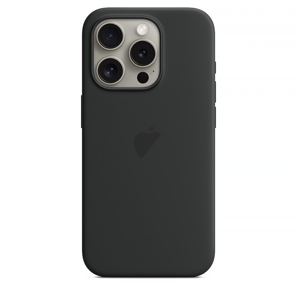 Чохол для iPhone 15 Pro Max : Silicone Case MagSafe Original &ndash; Black 3706310000002 фото
