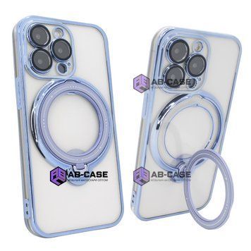 Чохол для iPhone 15 Pro Max Clear Shining Holder with MagSafe Sierra Blue 311066 фото
