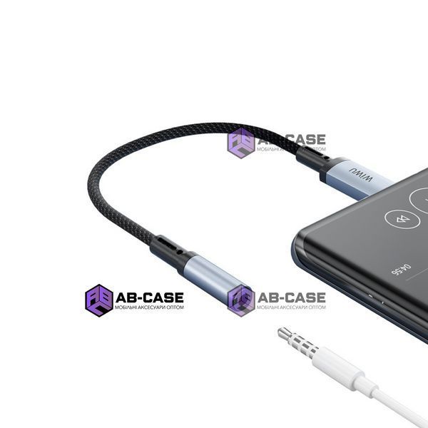 AUX (Lightning to 3.5mm) Audio Adapter WiWU Legend Series Wi-C047L 4082090000012 фото