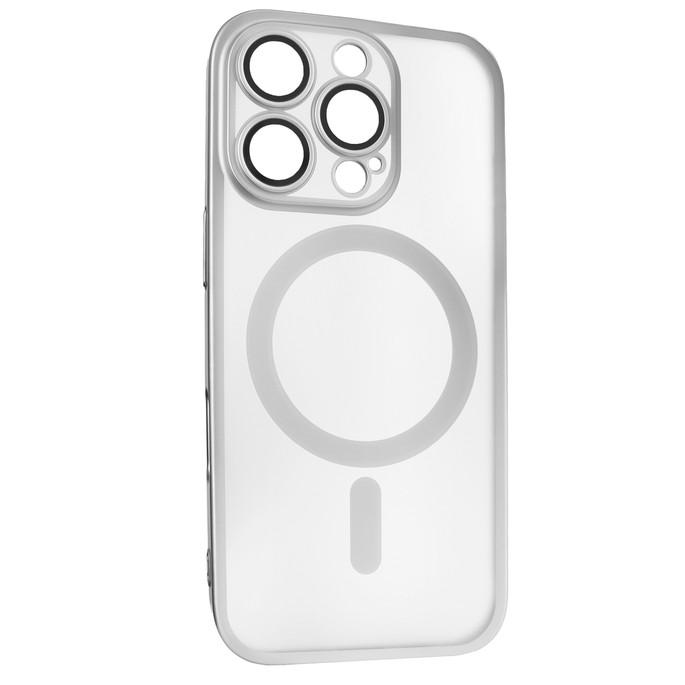 Чехол Titan Frame Matte PC MagSafe Case (iPhone 15 Pro &ndash; Titanium) 4300010000004 фото