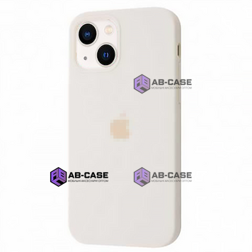 Чехол Silicone Case для iPhone 15 Plus Full (№11 Antique White) 607812 фото