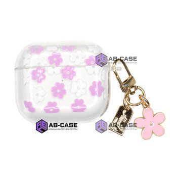 Чохол для AirPods Pro 2 &mdash; Charmed Collection "Pink & White Flowers" 4083220000001 фото