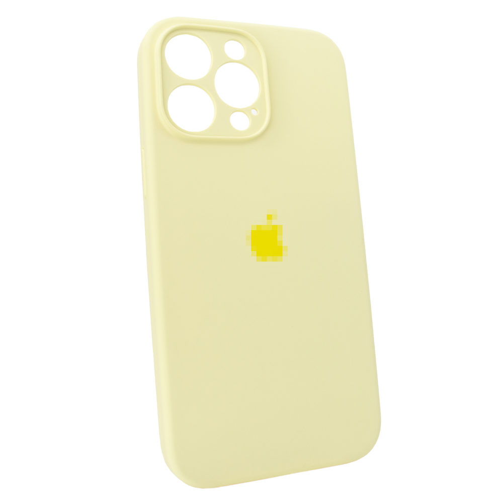 Чохол Silicone Case Full Camera для iPhone 12 Pro Max Mellow Yellow 210349 фото