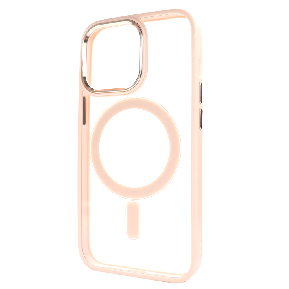 Чехол Crystal Guard with MagSafe (iPhone 15 Plus, Pink Sand) 609842 фото