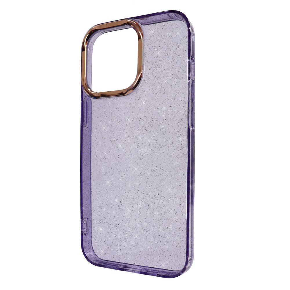 Чохол для Phone 15 Pro Sparkle Case з блискітками Purple 182044 фото