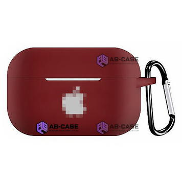 Чехол для AirPods 3 LOGO (Dark Red) 907511 фото