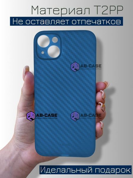 Ультратонкий чехол K-Doo Air Carbon для iPhone 14 Plus Blue 131344 фото