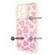 Чохол для iPhone 15 Pro &ndash; Pretty Things "Pink Hearts &ndash; White" 4091160000005 фото