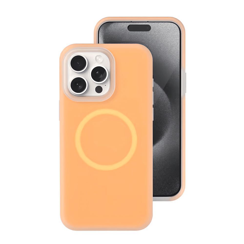 Чохол Neon Silicone Case MagSafe (iPhone 13 Pro &ndash; Orange) 4306810000008 фото