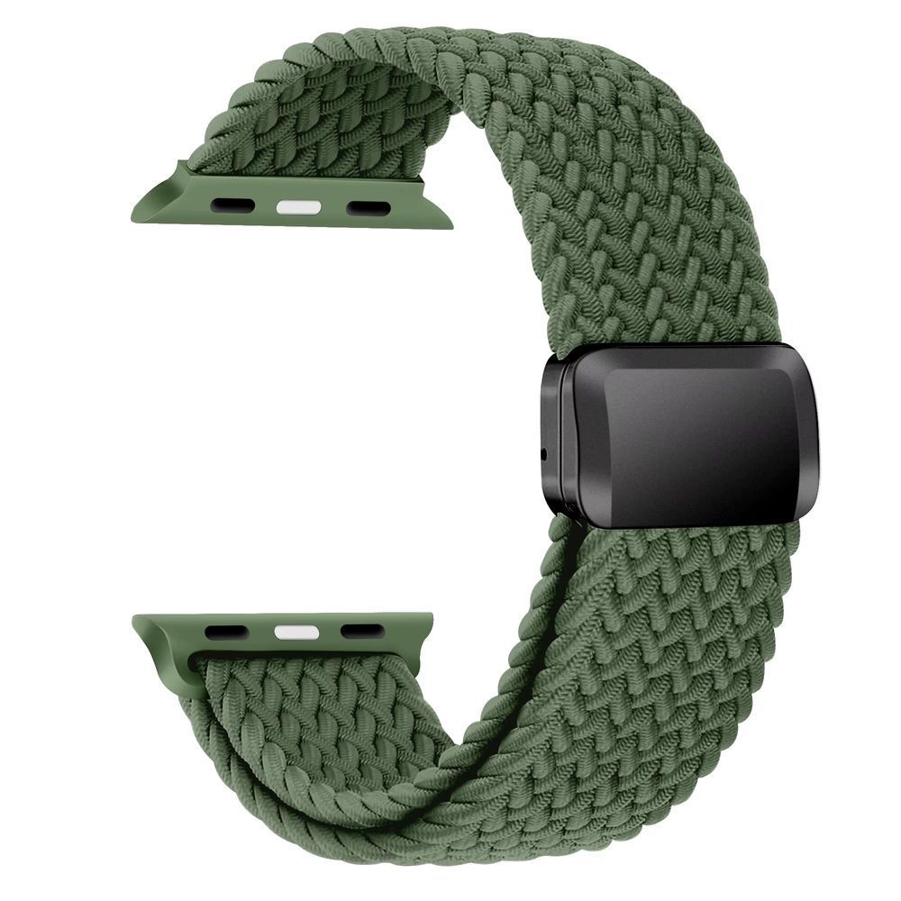 Ремешок Braided Nylon Magnetic Band (38/40/41mm + [42mm Series 10/11] &ndash; Olive Green) 4121280000002 фото