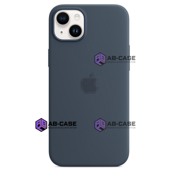 Чохол для iPhone 14 Plus : Silicone Case MagSafe Original &ndash; Storm Blue 789025 фото
