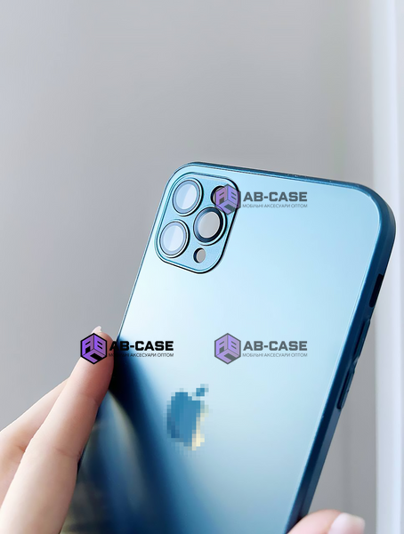 Чехол AG Glass With Magsafe (iPhone 15 Plus, Black) 3490340000018 фото
