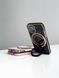 Чехол для iPhone 14 Holder Glitter Shining Сase with MagSafe с подставкой и защитными линзами на камеру Black 490296 фото 2