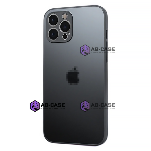 Чехол AG Glass With Magsafe (iPhone 15 Plus, Black) 3490340000018 фото