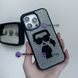 Чохол Rock Case &ndash; Karl Legerfeld (iPhone 14 Pro, Silver-Black)