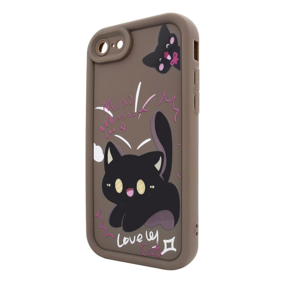 Чохол для iPhone 7/8 &ndash; Pretty Things&nbsp;"Kitties &ndash; Brown" 4091680000004 фото