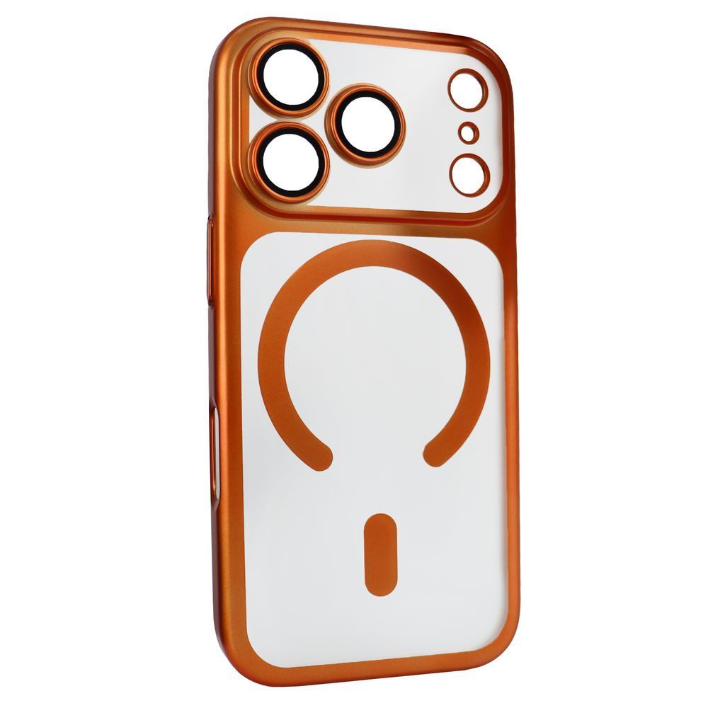 Чехол Titan Frame Matte PC MagSafe Case (iPhone 17 Pro Max &ndash; Orange) 4300300000004 фото