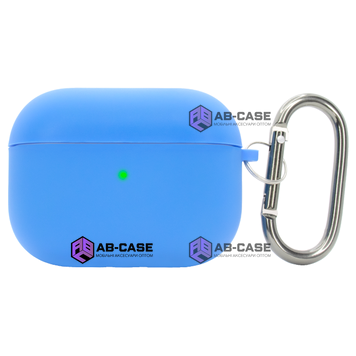 Чохол для Airpods Pro with microfiber Blue 907732 фото