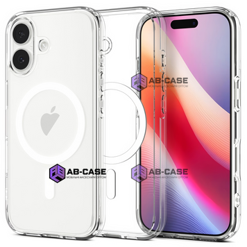 Чехол Nofelet Clear Case with MagSafe &ndash; iPhone 16 4158130000004 фото