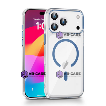 NOFELET Color Clear Case MagSafe (iPhone 17 Pro &ndash; Blue) 4298770000009 фото