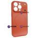 Чохол Nofelet AG Glass Case with MagSafe (iPhone 15 Pro, Orange) 4167130000006 фото