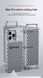 Чохол металевий для iPhone 14 Pro Max Aluminium aroma Silver 946296 фото 4