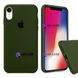 Чехол Silicone Case для iPhone XR FULL (№48 Virid) 806331 фото