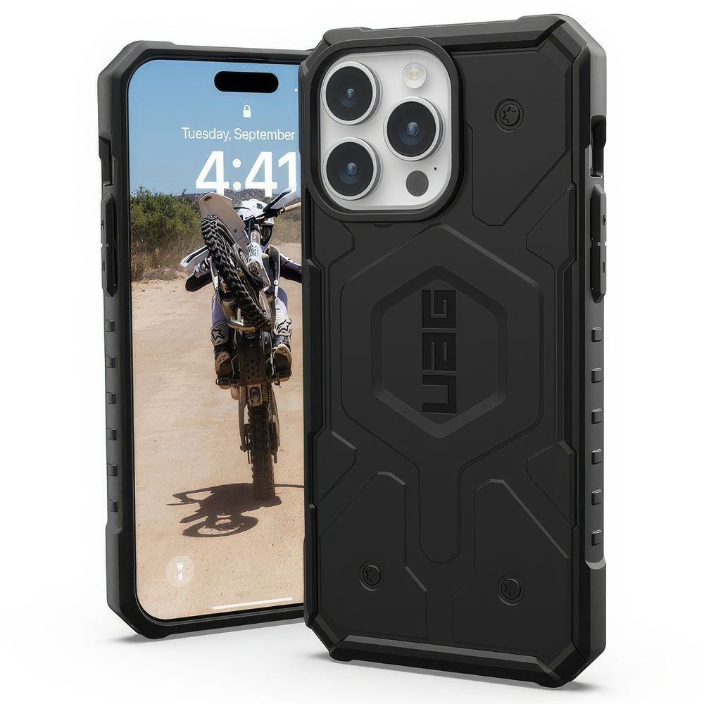 Чехол UAG with MagSafe (iPhone 12 Pro Max, Black) 3848820000001 фото
