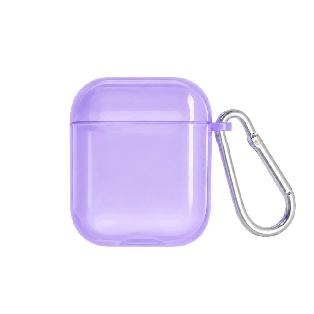 Чехол для AirPods 1/2 полупрозрачный Neon Case Glycine 192206 фото