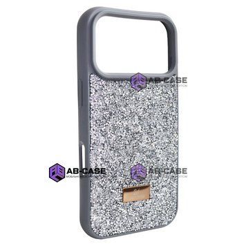 Чехол для iPhone 18 Pro Max | 17 Pro Max : Swarovski Case &ndash; Silver 4533560000006 фото