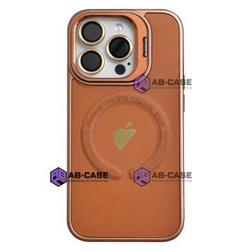 Чохол Logo Case PU Stand Camera (iPhone 13 Pro, Brown) 3879610000000 фото