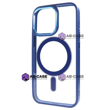 Чехол Crystal Guard with MagSafe (iPhone 12/12 Pro, Dark Blue) 505173 фото