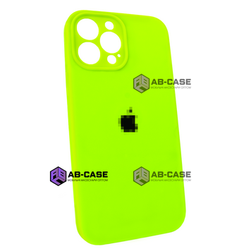 Чохол Silicone Сase для iPhone 13 Pro Full Camera Neon Green 782042 фото