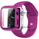 Комплект Silicone Band + Case для Apple Watch (42mm: Series 10/11, Rose Red) 4007820000001 фото