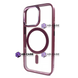 Чехол Crystal Guard with MagSafe (iPhone 14 Plus, Marsala) 505223 фото