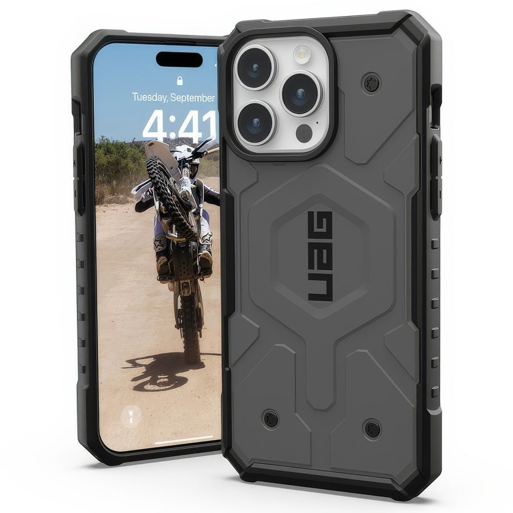 Чехол UAG with MagSafe (iPhone 12 Pro Max, Gray) 3848830000008 фото